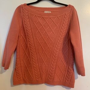 Pink sweater top by New York and Company